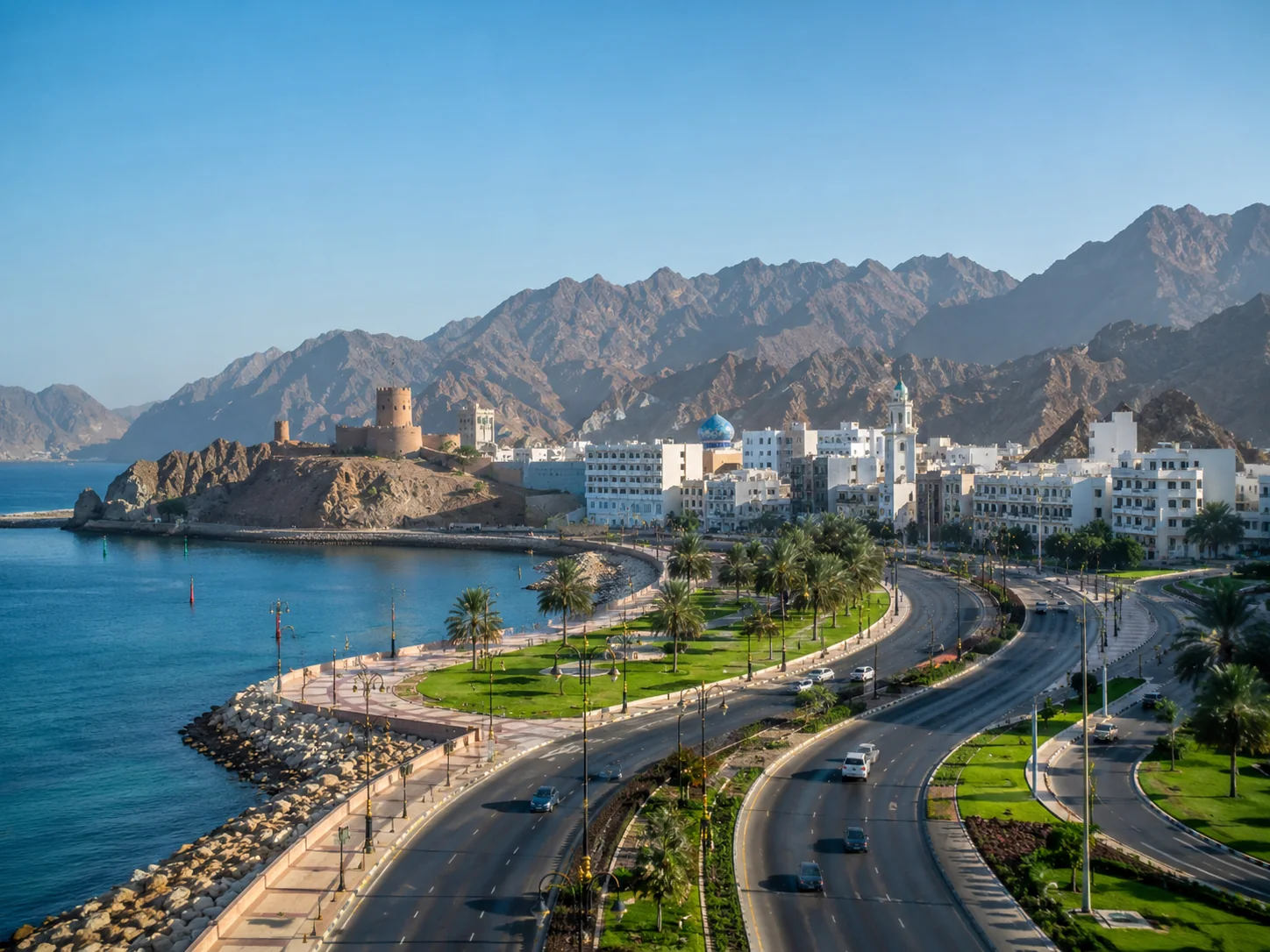 Muscat, Oman waterfront